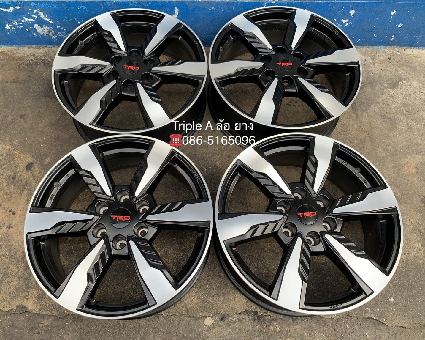 ล้อแม็กแท้ Toyota Fortuner TRD ขอบ 20 ดำหน้าเงา สภาพน้องๆป้ายแดง