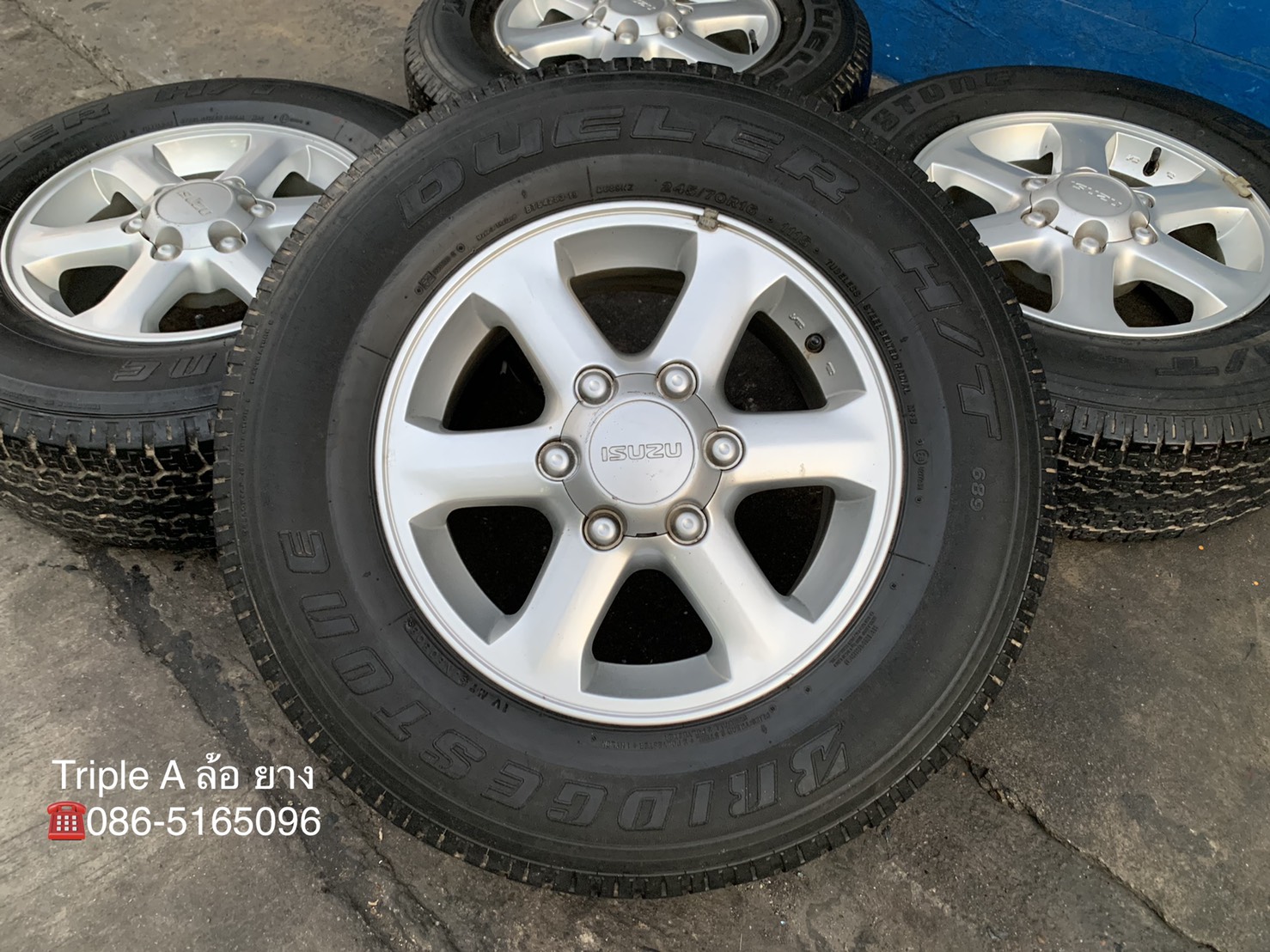 ล้อแม็ก ISUZU D-Max ขอบ 16 แถมยาง 245-70-16 Bridgestone ล้อแม็ก ISUZU D-Max ขอบ 16 แถมยาง 245-70-16 Bridgestone