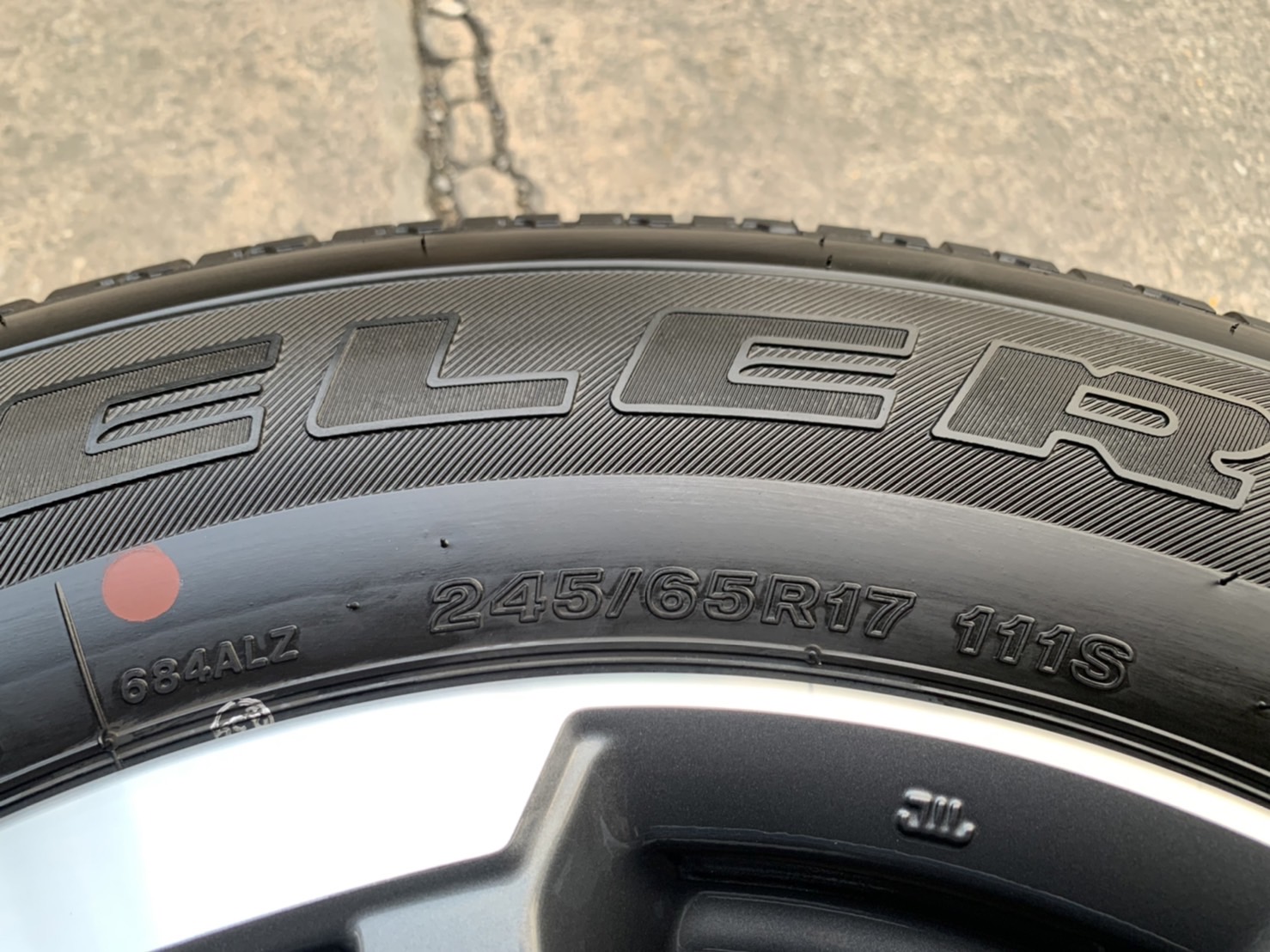 ล้อแม็กป้ายแดง Mitsu Triton Plus รุ่นใหม่ล่าสุด ขอบ 17 พร้อมยางป้ายแดง 245-65-17 Bridgestone ปี 21