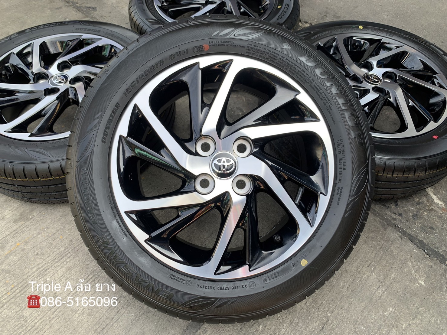 ล้อแม็กป้ายแดง Toyota Yaris Sport 2021 รุ่นใหม่ล่าสุด ขอบ 15 สีดำหน้าเงา พร้อมยางใหม่ป้ายแดง 185-60- ล้อแม็กป้ายแดง Toyota Yaris Sport 2021 รุ่นใหม่ล่าสุด ขอบ 15 สีดำหน้าเงา พร้อมยางใหม่ป้ายแดง 185-60-