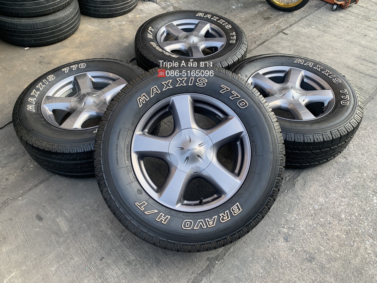 ล้อแม็ก ISUZU V-Cross X-Series ขอบ 17 พร้อมยาง 265-65-17 MAXXIS สวยๆ