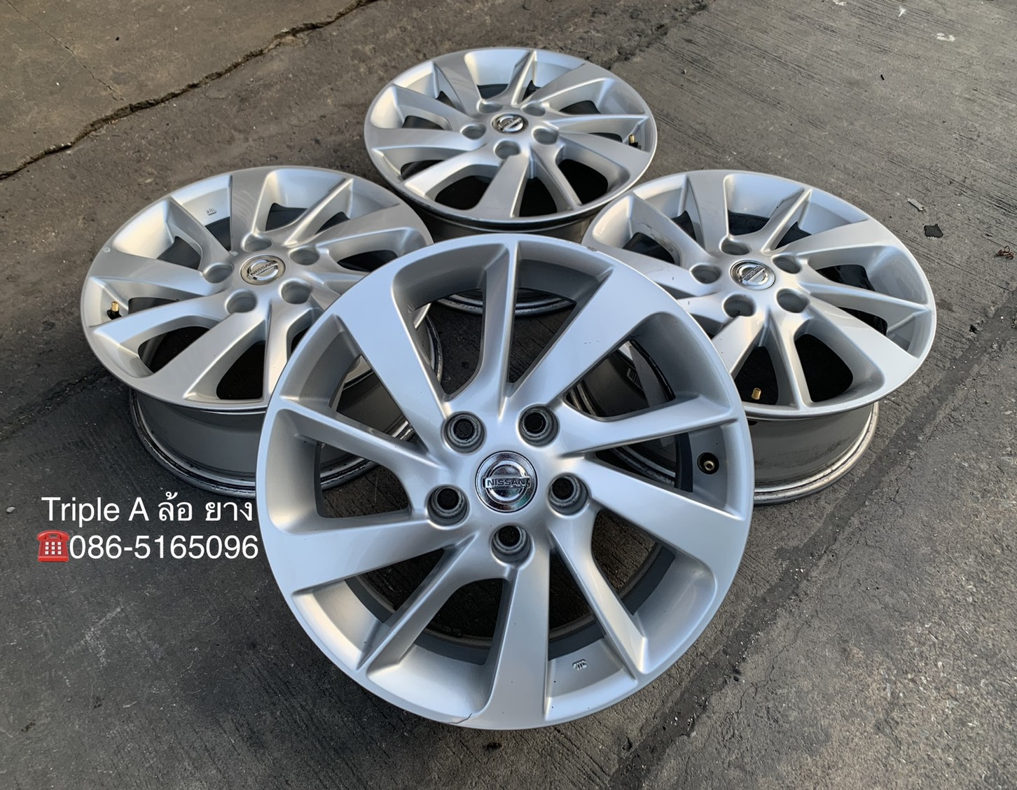 ล้อแม็ก 5รู114 Nissan Sylphy ขอบ 16