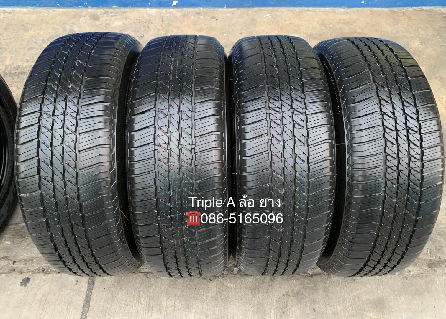 ยางป้ายแดง 265-60-18 Bridgestone ปลายปี 20 สวยๆ