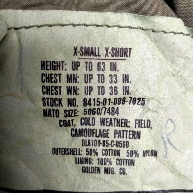 JACKET M65.สภาพNOS..size X-SMALL  X-SHORT