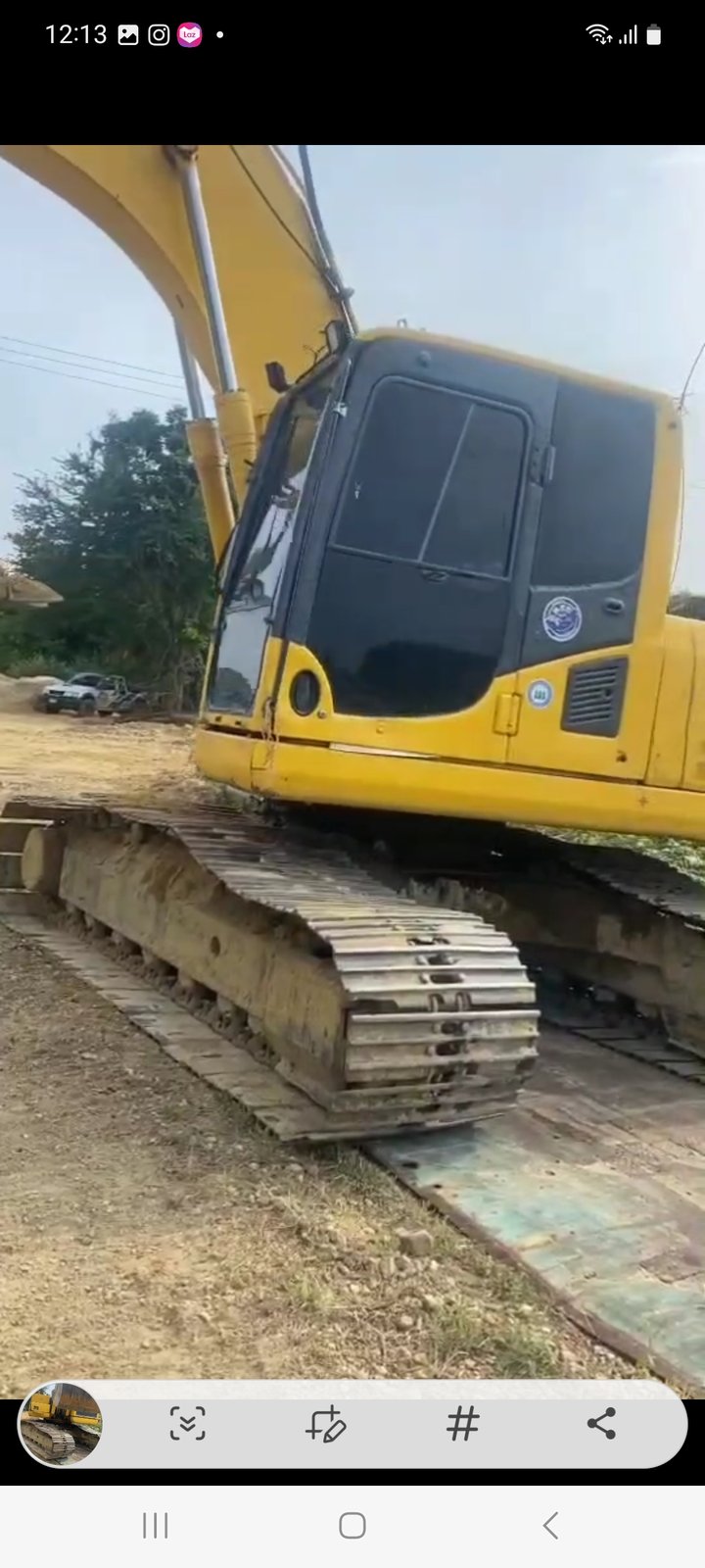 ขายรถแม็คโครkomatsu pc200-8 ใบแจ้งจำหน้าย ใช้งานได้ดีราคา5.4แสน ขายรถแม็คโครkomatsu pc200-8 ใบแจ้งจำหน้าย ใช้งานได้ดีราคา5.4แสน