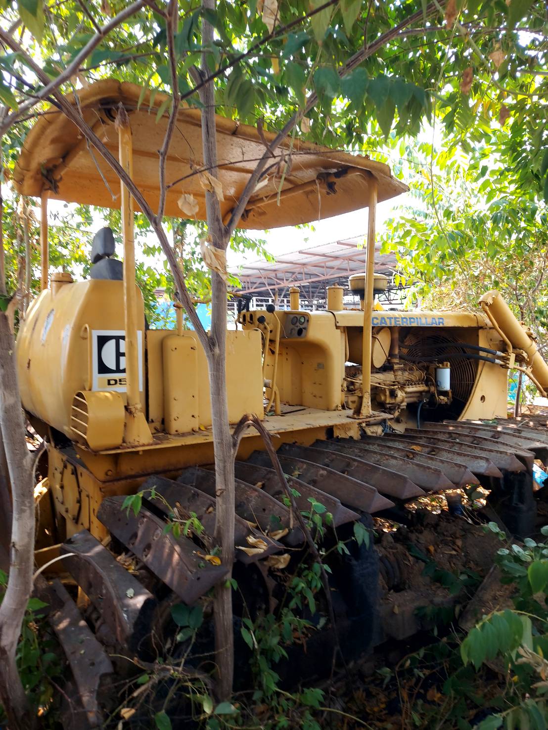 ขายแทรกเตอร์ caterpillar D5D ตีนเป็ด ใช้งานได้ราคา3.7แสน
