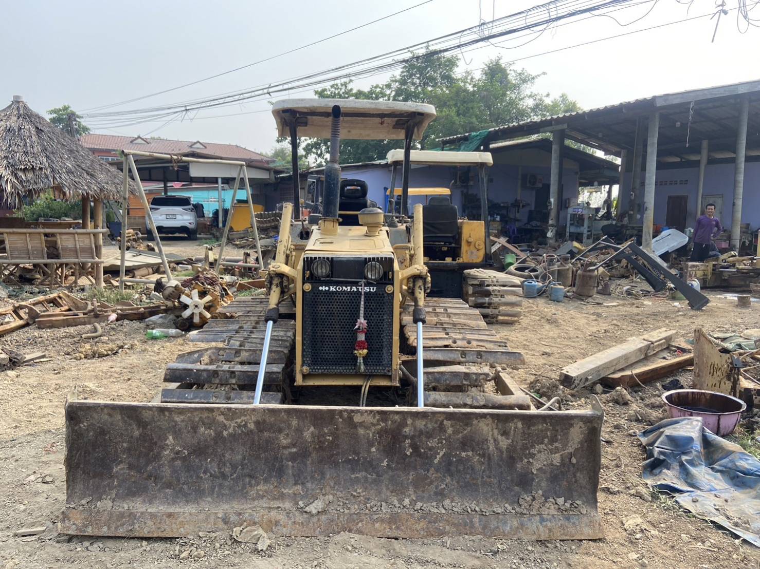 ขายแทรกเตอร์komatsu D20pl-7ใบ 70Cm. ตีนเป็ด