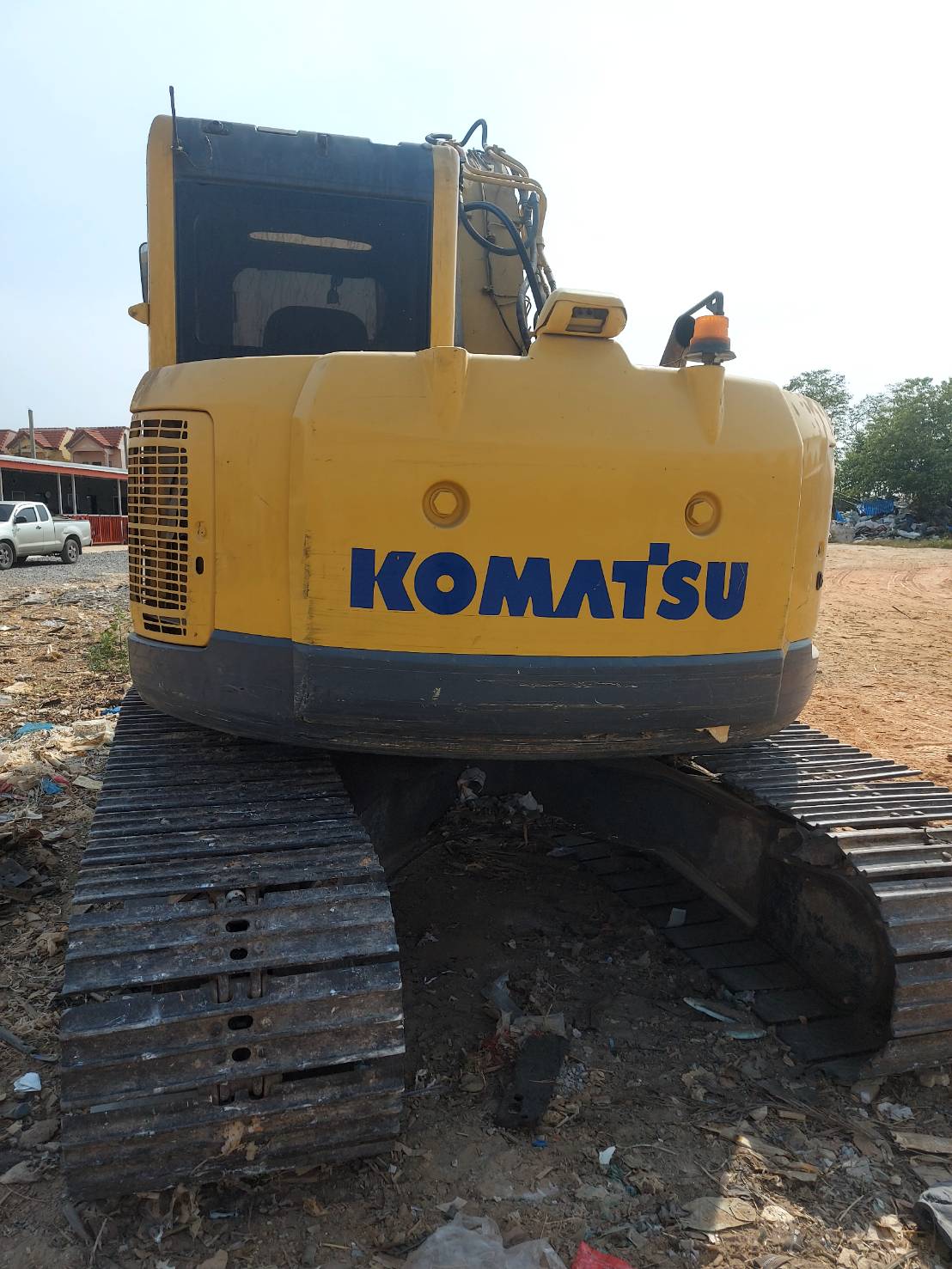 ขายแม็คโครkomatsu pc138us ใช้งานดี มีเล่มทะเบียนราคา1,380,000บ