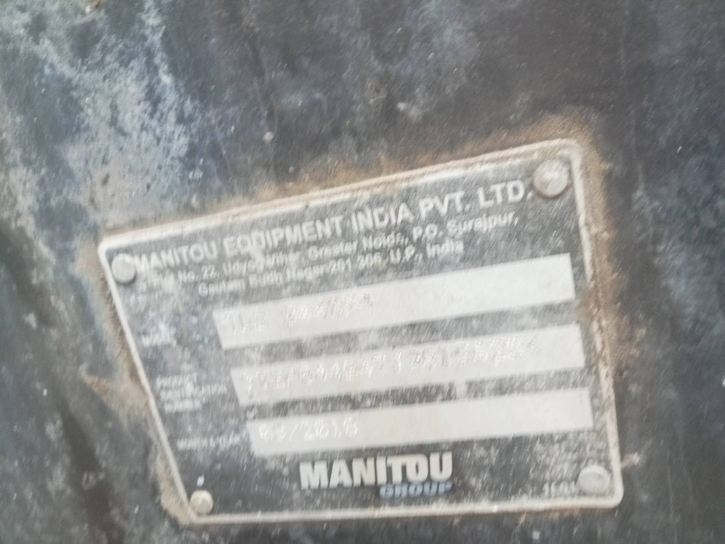ขายรถหน้าตักหลังขุดmanitou ใช้งานดี ใบซื้อขาย ราคาถูก299,000บ.