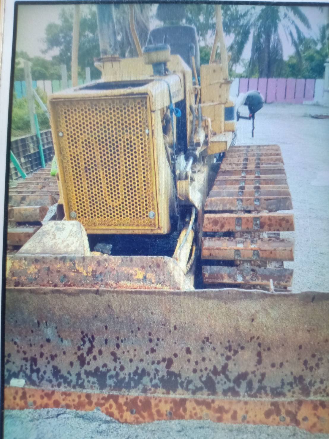 ขายแทรกเตอร์komatsu d20p-5ตีน ใบมีดสไล้เป็ด ใช้ดีราคาถูก ราคา180,000บ.