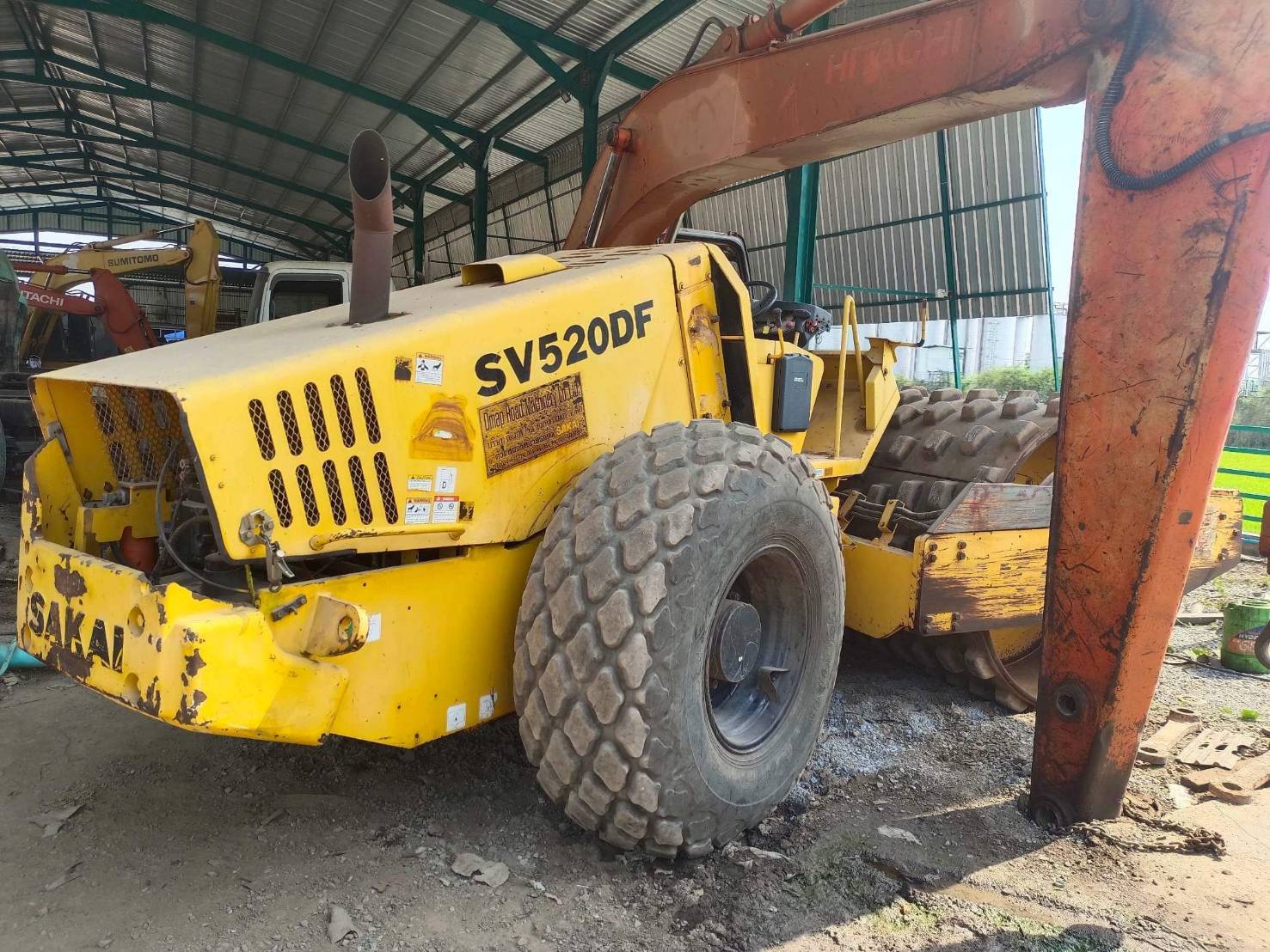 ขายรถบด sakai รุ่นsv520DFมี2เปรือก ใช้งานได้ราคา1.1ล.บาท