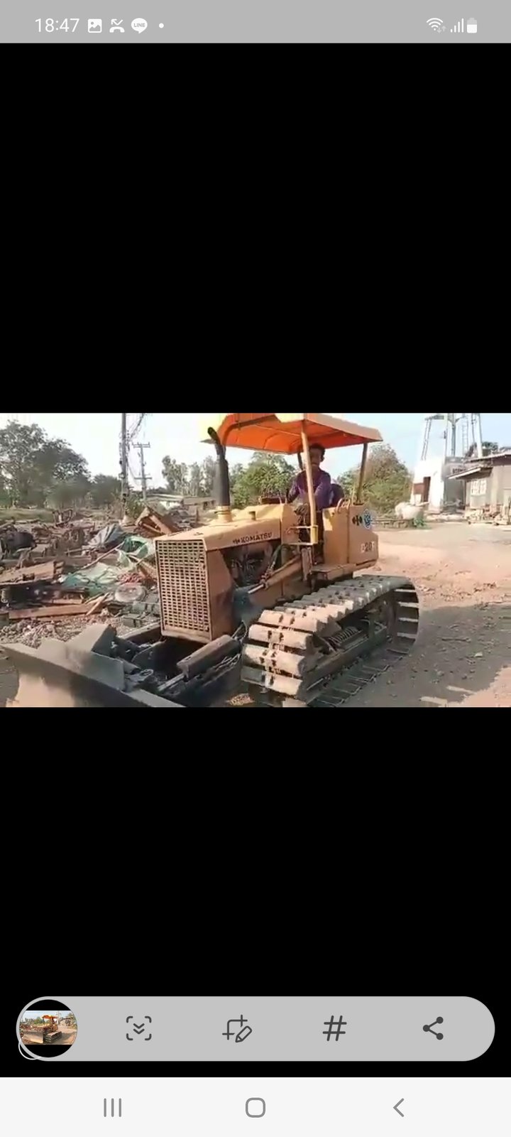 ขายแทรกเตอร์komatsu D20p -5ตีนเป็ด ใบมีดสไล้ ใช้งานดี ราคา195,000บ. ขายแทรกเตอร์komatsu D20p -5ตีนเป็ด ใบมีดสไล้ ใช้งานดี ราคา195,000บ.