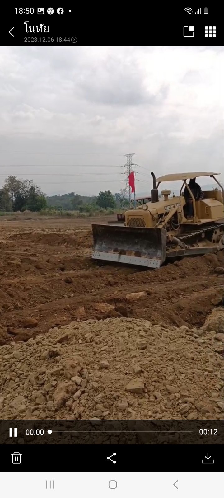 ขายแทรกเตอร์ caterpillar  D4E ถตีนไก่ ใช้งงานดี ราคา250,000บ