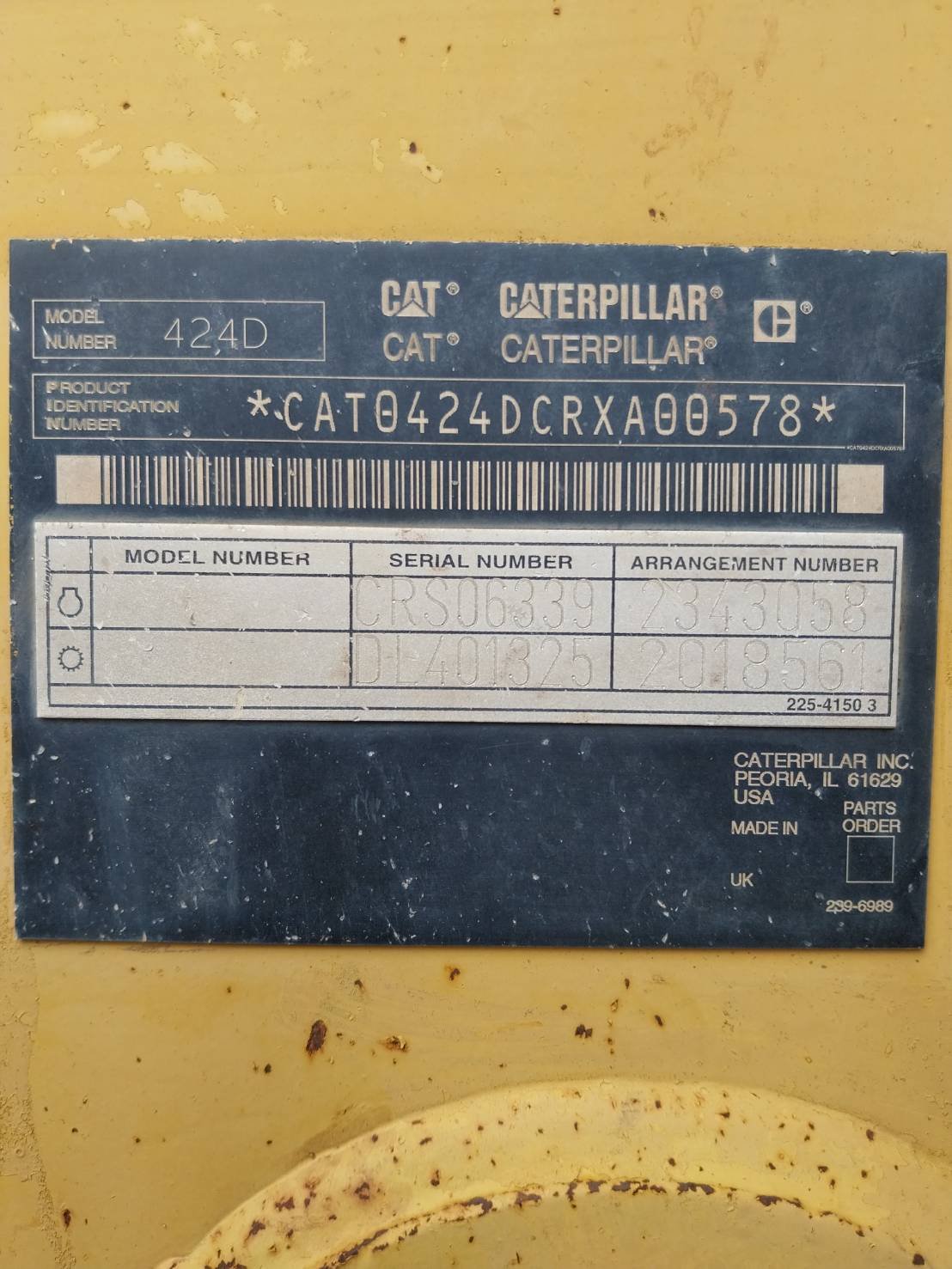 ขายรถหน้าตักหลังขุดCAT 424D ใช้งานได้ ใบซื้อขาย ราคา300,000บ. ขายรถหน้าตักหลังขุดCAT 424D ใช้งานได้ ใบซื้อขาย ราคา300,000บ.