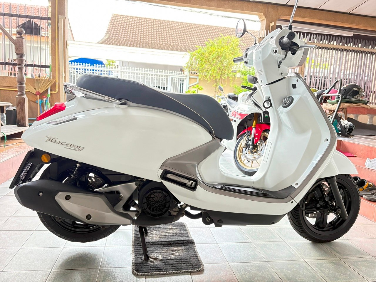 Tuscany150 Keyless กุญแจ2ชุด เอกสารครบ มีรับประกัน เครื่องดี ศูนย์ดี ชุดสีสวย ผ่อนได้ ไม่ต้องค้ำ วิ่