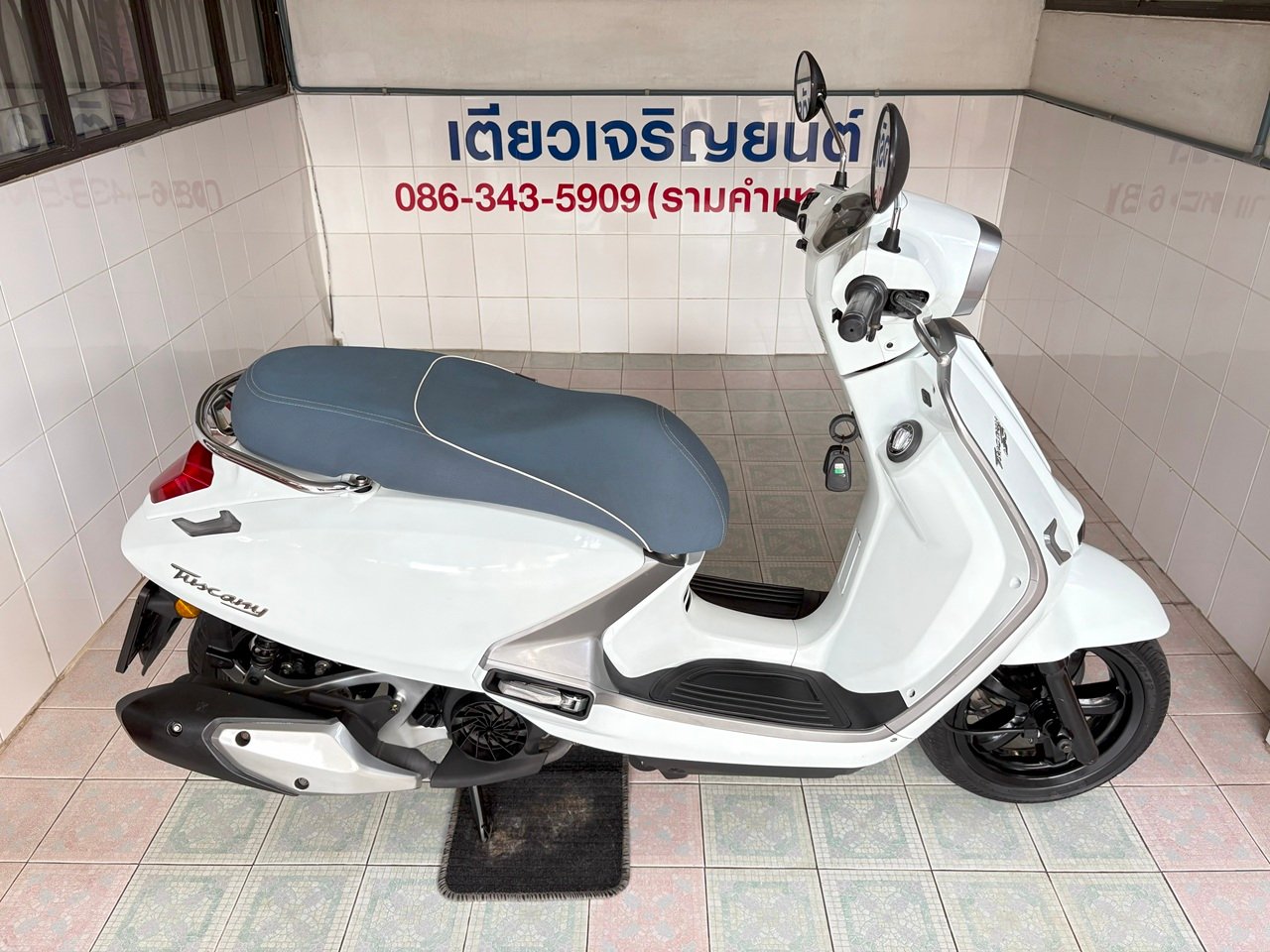 Tuscany150 Keyless กุญแจ2ชุด เอกสารครบ มีรับประกัน เครื่องดี ศูนย์ดี ชุดสีสวย ผ่อนได้ ไม่ต้องค้ำ วิ่ Tuscany150 Keyless กุญแจ2ชุด เอกสารครบ มีรับประกัน เครื่องดี ศูนย์ดี ชุดสีสวย ผ่อนได้ ไม่ต้องค้ำ วิ่