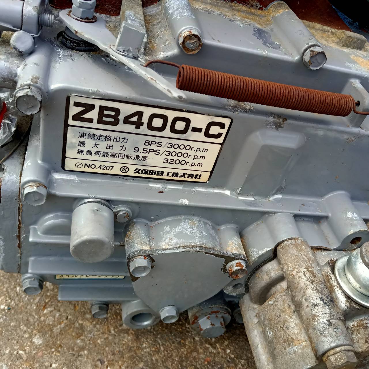 ขายเครื่องคูโบต้าดีเซลเก่าญี่ปุ่น รุ่น ZB400 2 สูบ 9.5แรง ขายเครื่องคูโบต้าดีเซลเก่าญี่ปุ่น รุ่น ZB400 2 สูบ 9.5แรง