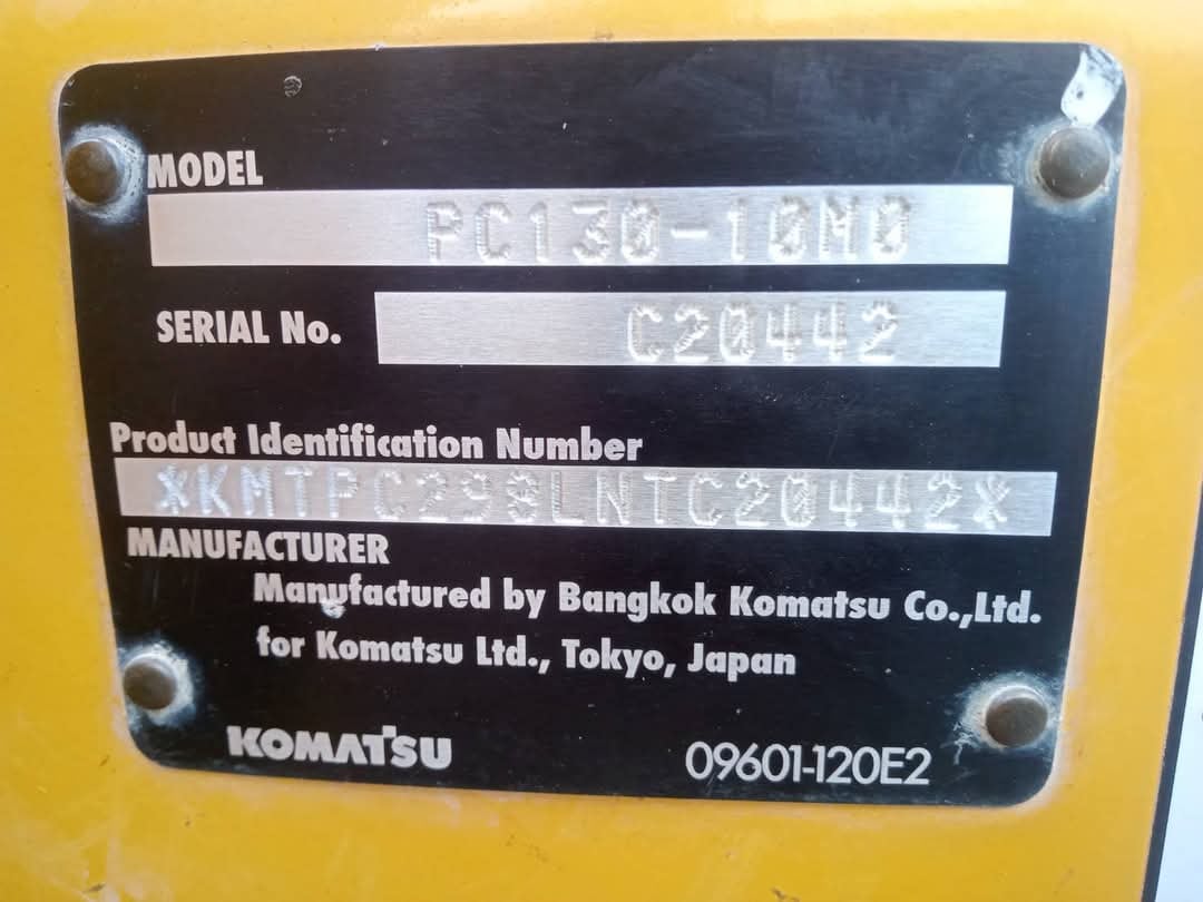 รถแบคโฮ KOMATSU PC 130-10MO สภาพสวย สนใจติดต่อ 089-4625982