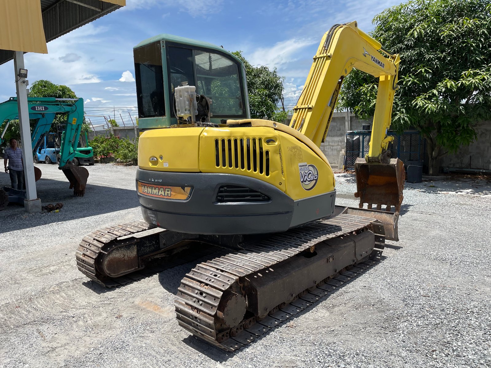 รถแบคโฮ YANMAR VIO80B ขนาด 8ตัน รถเก่านอก ติดต่อ Line jiraroj2909