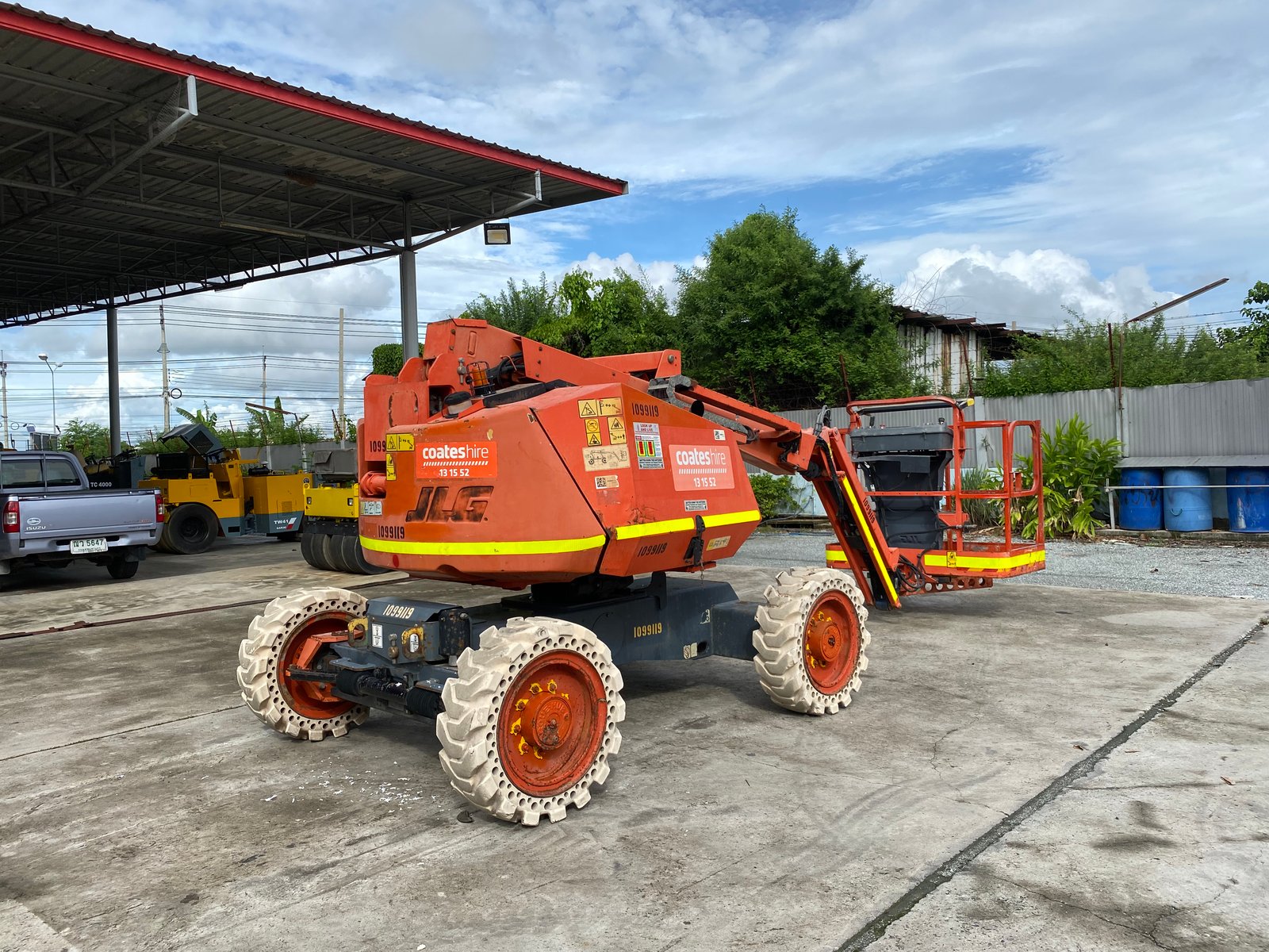 รถกระเช้าบูม JLG 340AJ ความสูง10.29 เมตร รถเก่านอกนำเข้า Line jiraroj2909
