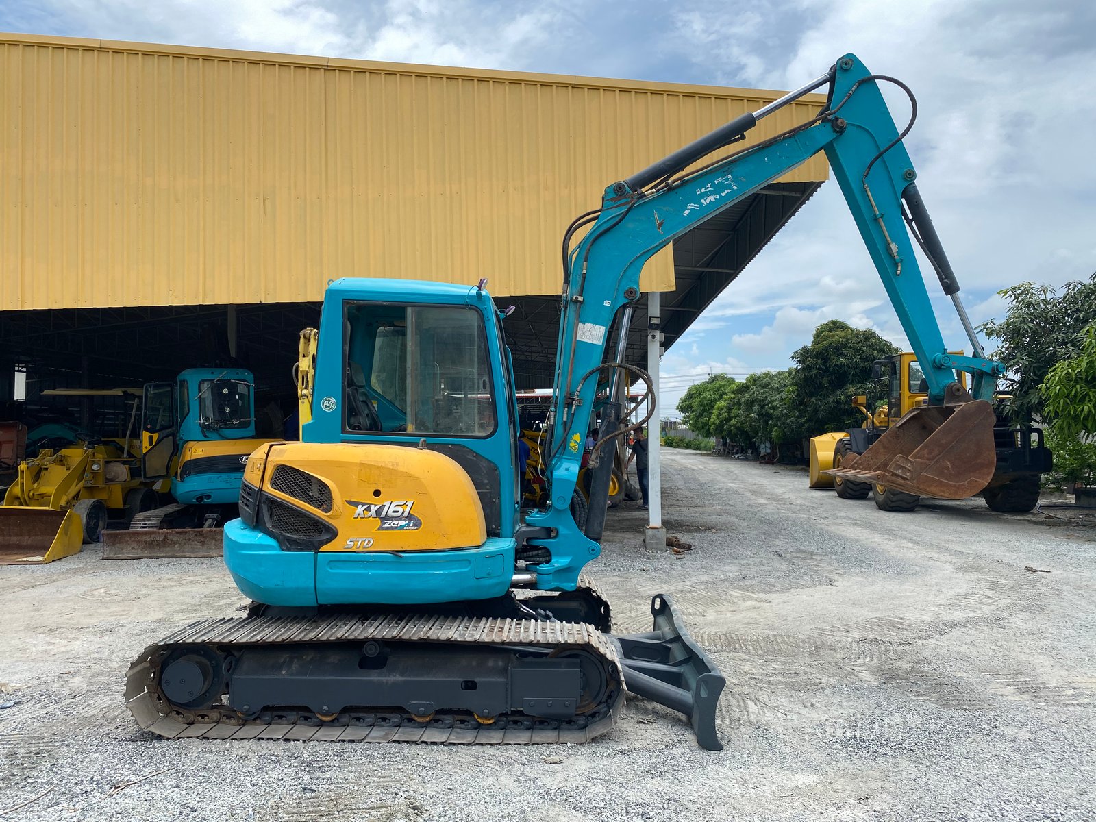 รถแบคโฮ KUBOTA KX161-3SZ ขนาด 5ตัน รถเก่านอกนำเข้า ติดต่อ Line jiraroj2909