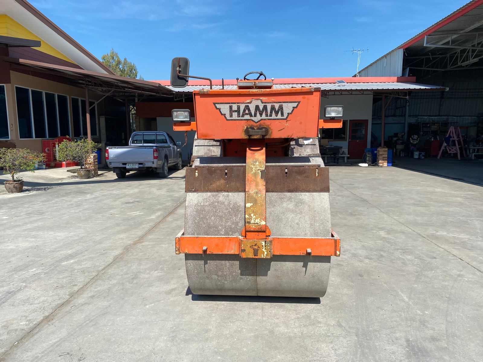 รถบด 3ล้อเหล็ก HAMM HW90-10 รถบด หนัก10ตัน รถเก่านอกนำเข้า ติดต่อ Line jiraroj2909