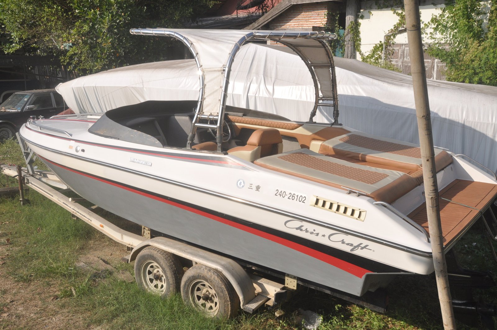 ขาย บอดี้ เรือ( HULL ONLY) classic luxury CHRIS CRAFT 23 ฟุต เรือ เกรดสูงของ อเมริกา ขาย บอดี้ เรือ( HULL ONLY) classic luxury CHRIS CRAFT 23 ฟุต เรือ เกรดสูงของ อเมริกา