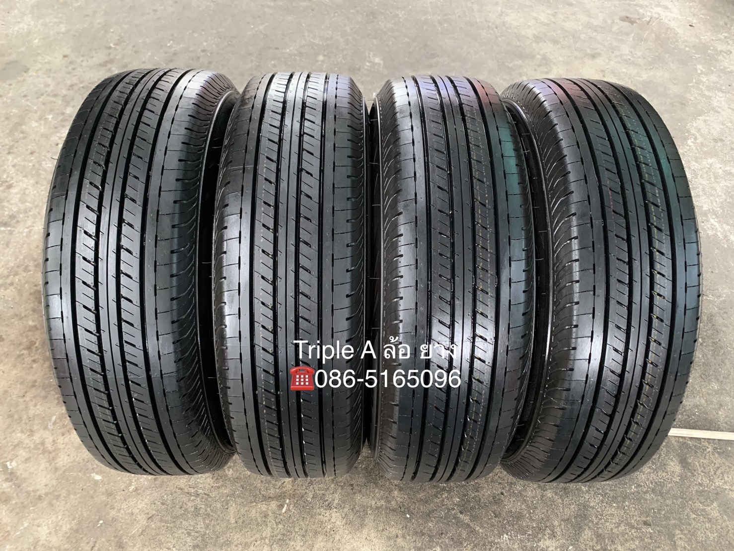 ยางป้ายแดง 215-70-16 Bridgestone ปี 22 ใส่กับ รถกระบะตัวเตี้ยทุกรุ่น ,รถตู้ ได้เลย