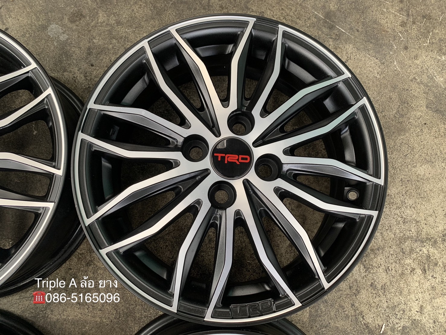 ล้อแม็ก Toyota Vios TRDแท้ ขอบ 15 ดำปัดหน้าเงา สวยกริ๊บ ล้อแม็ก Toyota Vios TRDแท้ ขอบ 15 ดำปัดหน้าเงา สวยกริ๊บ