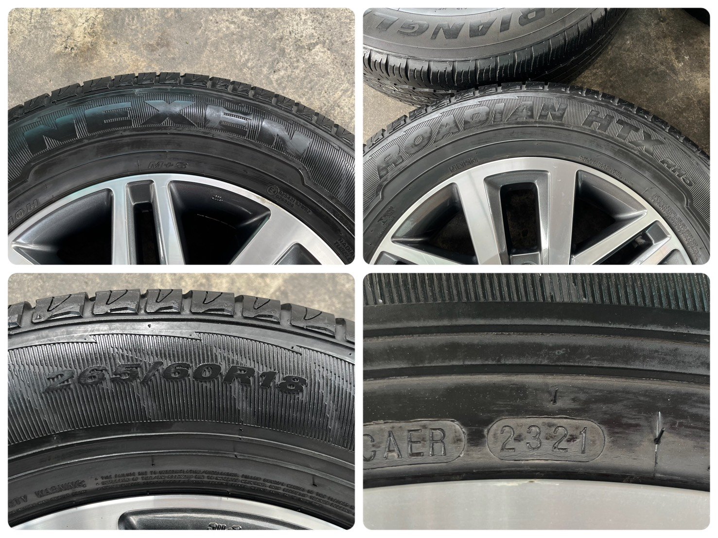 ล้อแม็กพร้อมยาง Toyota Fortuner ตัวท็อป ขอบ 18 เทาหน้าเงา ล้อแม็กพร้อมยาง Toyota Fortuner ตัวท็อป ขอบ 18 เทาหน้าเงา