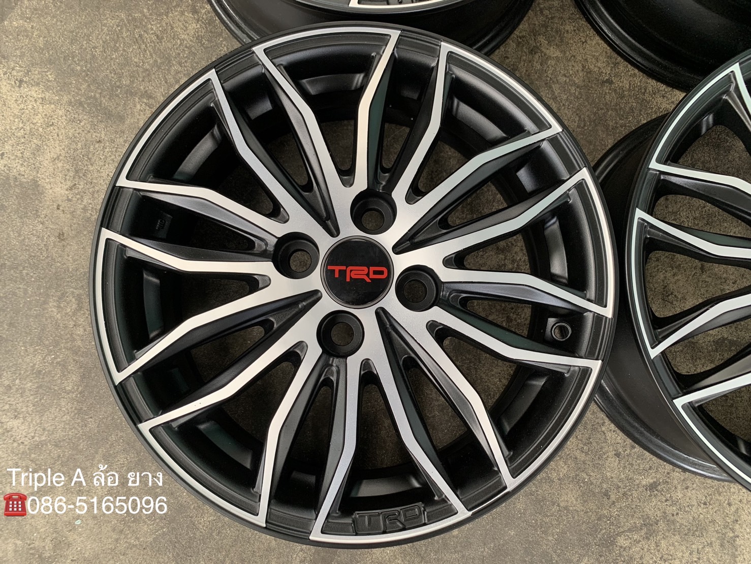 ล้อแม็ก Toyota Vios TRDแท้ ขอบ 15 ดำปัดหน้าเงา สวยกริ๊บ ล้อแม็ก Toyota Vios TRDแท้ ขอบ 15 ดำปัดหน้าเงา สวยกริ๊บ