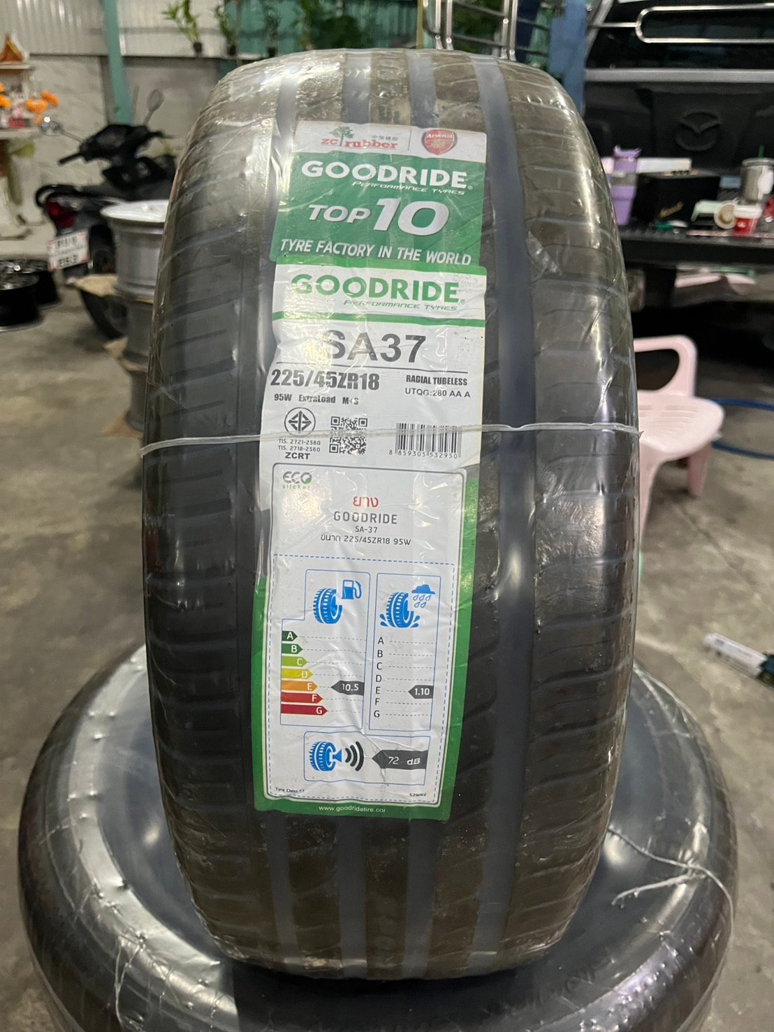ล้อแม็กป้ายแดง Honda Civic HEV RS รุ่นใหม่ล่าสุด ขอบ 18 พร้อมยางใหม่ 225-45-18 GOODRIDE ปี 25 ล้อแม็กป้ายแดง Honda Civic HEV RS รุ่นใหม่ล่าสุด ขอบ 18 พร้อมยางใหม่ 225-45-18 GOODRIDE ปี 25