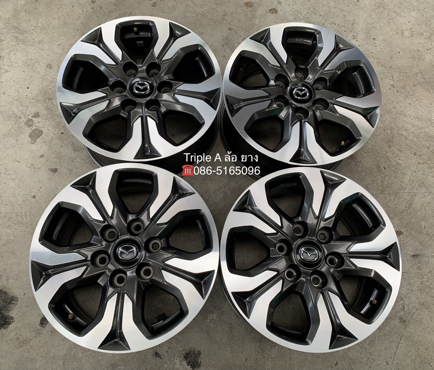 ล้อแม็ก Mazda BT50 Pro ขอบ 17 สีเทาหน้าเงา สวยมาก ล้อแม็ก Mazda BT50 Pro ขอบ 17 สีเทาหน้าเงา สวยมาก