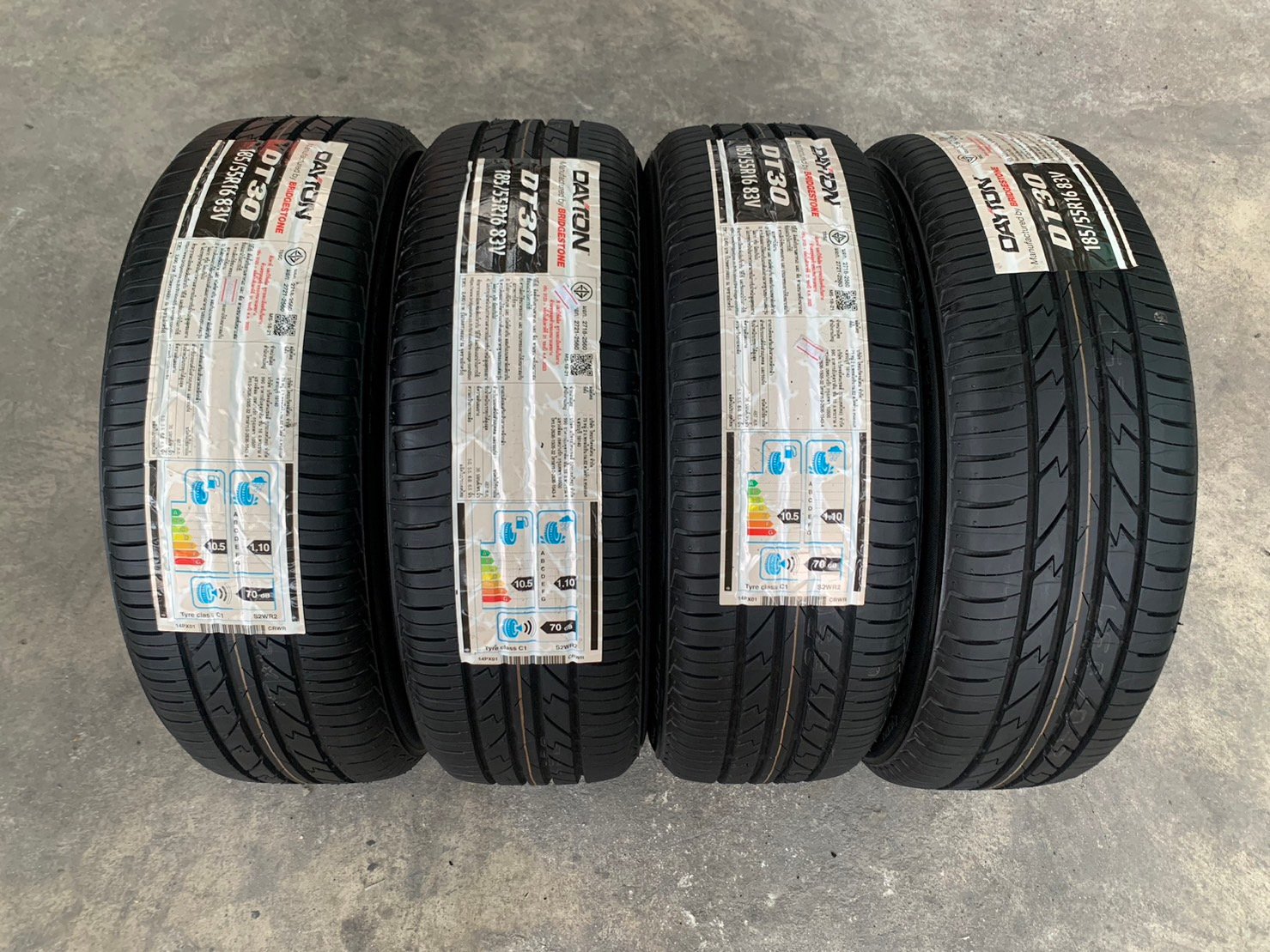 ล้อแม็ก Honda City ก้านคู่ ขอบ 16 ดำหน้าเงา พร้อมยางใหม่ 185-55-16 DAYTON By Bridgestone ปี 23 ล้อแม็ก Honda City ก้านคู่ ขอบ 16 ดำหน้าเงา พร้อมยางใหม่ 185-55-16 DAYTON By Bridgestone ปี 23