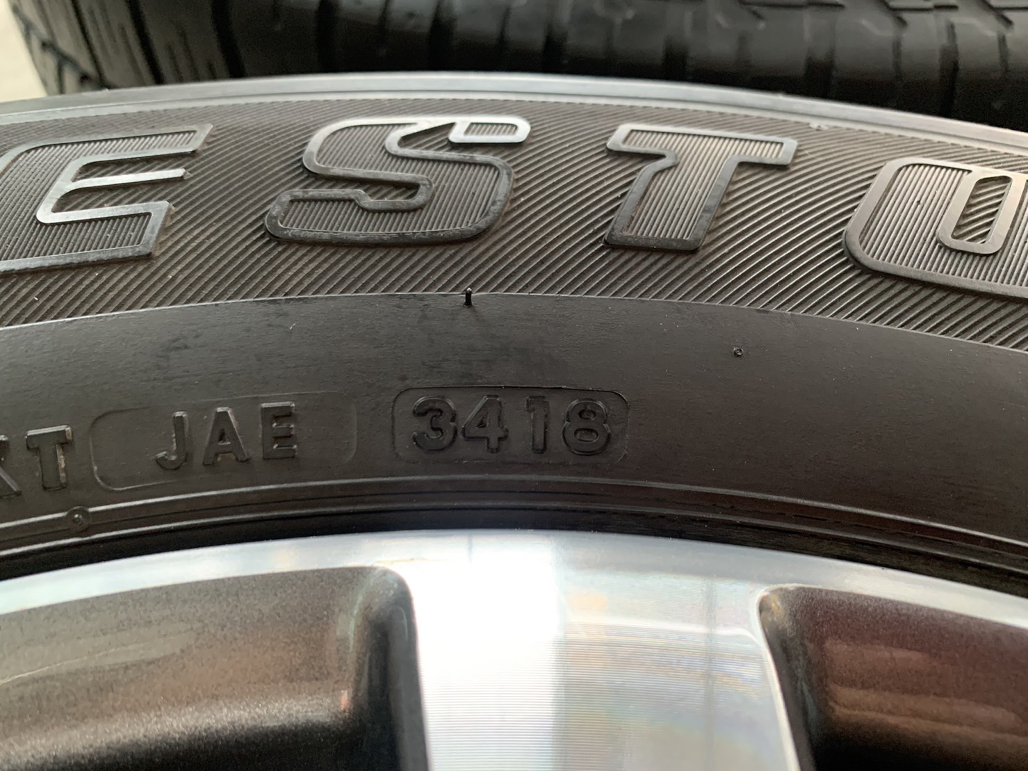 ล้อแม็ก Ford Wildtrek ขอบ 18 เทาหน้าเงา แถมยาง 265-60-18 Bridgestone ปี 18