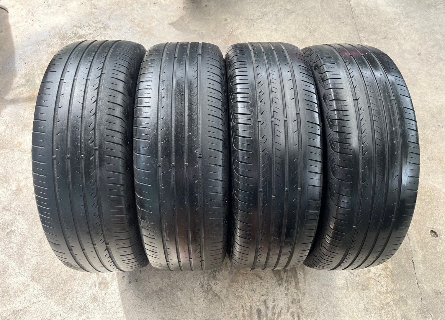 ล้อแม็ก 4รู100 BYD รุ่นใหม่ล่าสุด ขอบ 16 ดำหน้าเงา แถมยาง 195-60-16 Goodyear ปี 21