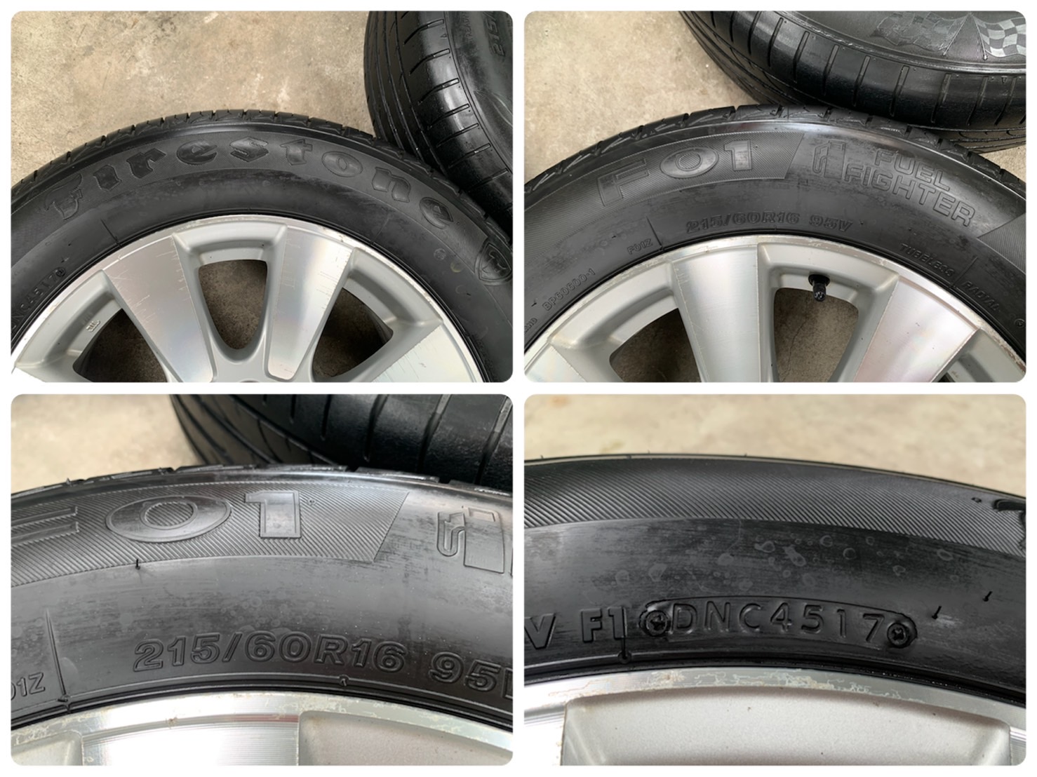 ล้อแม็ก Toyota Camry ลาย 8 ก้าน ขอบ 16 พร้อมยาง 215-60-16 ปลายปี 17 ล้อแม็ก Toyota Camry ลาย 8 ก้าน ขอบ 16 พร้อมยาง 215-60-16 ปลายปี 17