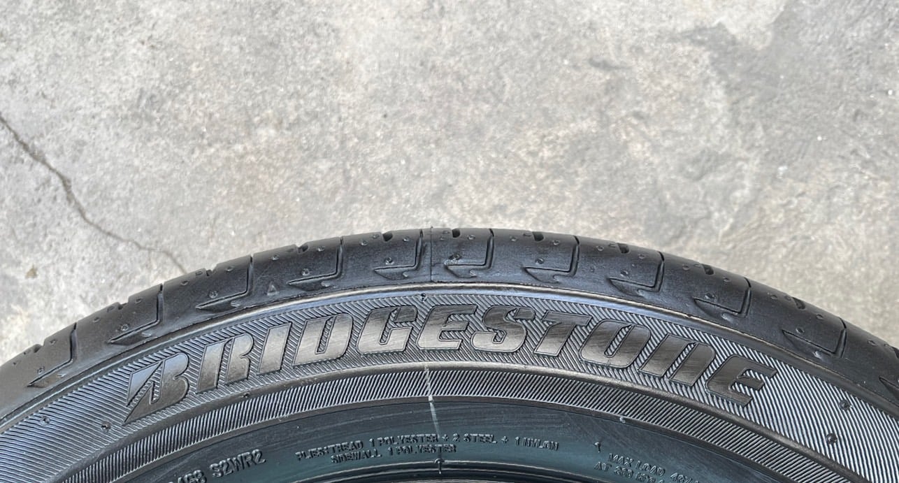 ยางใหม่ป้ายแดง 165-65-14 Bridgestone ใหม่กริ๊บ