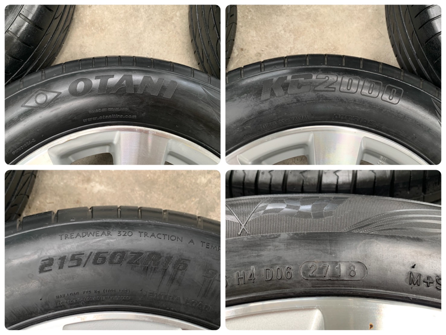 ล้อแม็ก Toyota Camry ลาย 8 ก้าน ขอบ 16 พร้อมยาง 215-60-16 ปลายปี 17 ล้อแม็ก Toyota Camry ลาย 8 ก้าน ขอบ 16 พร้อมยาง 215-60-16 ปลายปี 17