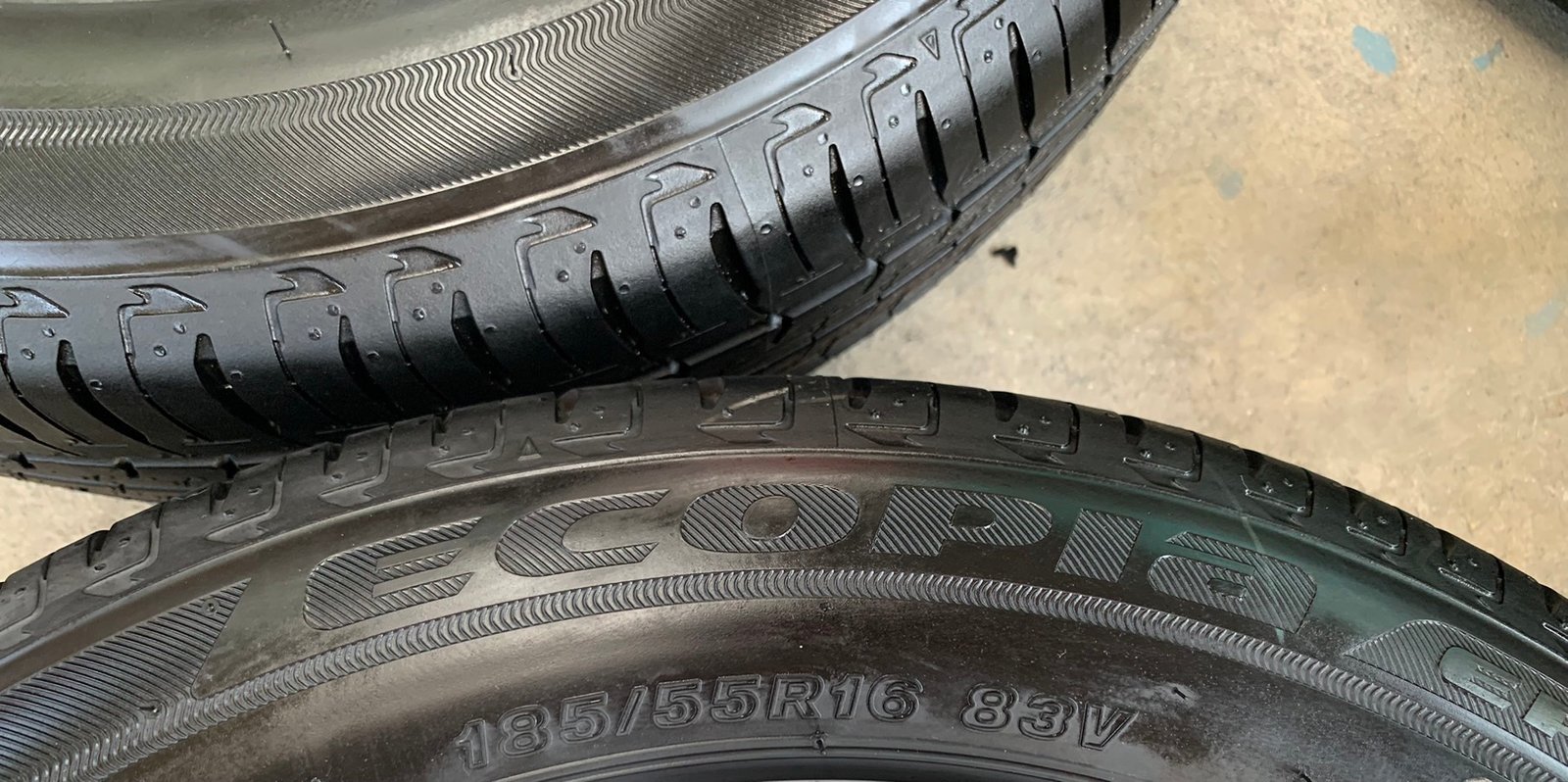 ยางใหม่ป้ายแดง 185-55-16 Bridgestone ปี 23 ใหม่กริ๊บ