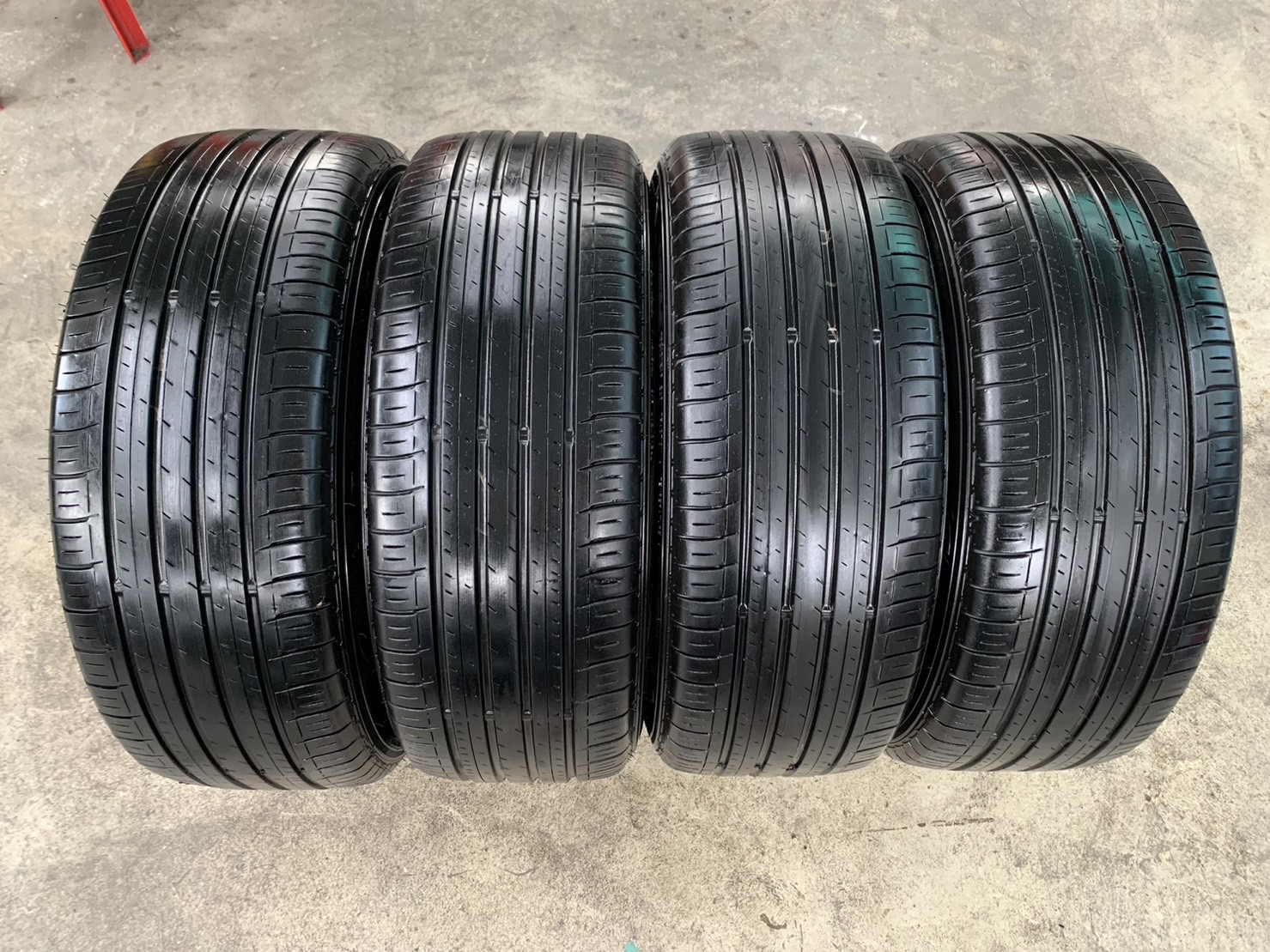 ล้อแม็ก Honda Civic FC ขอบ 16 ดำหน้าเงา พร้อมยาง 215-55-16 Dunlop ปลายปี 20