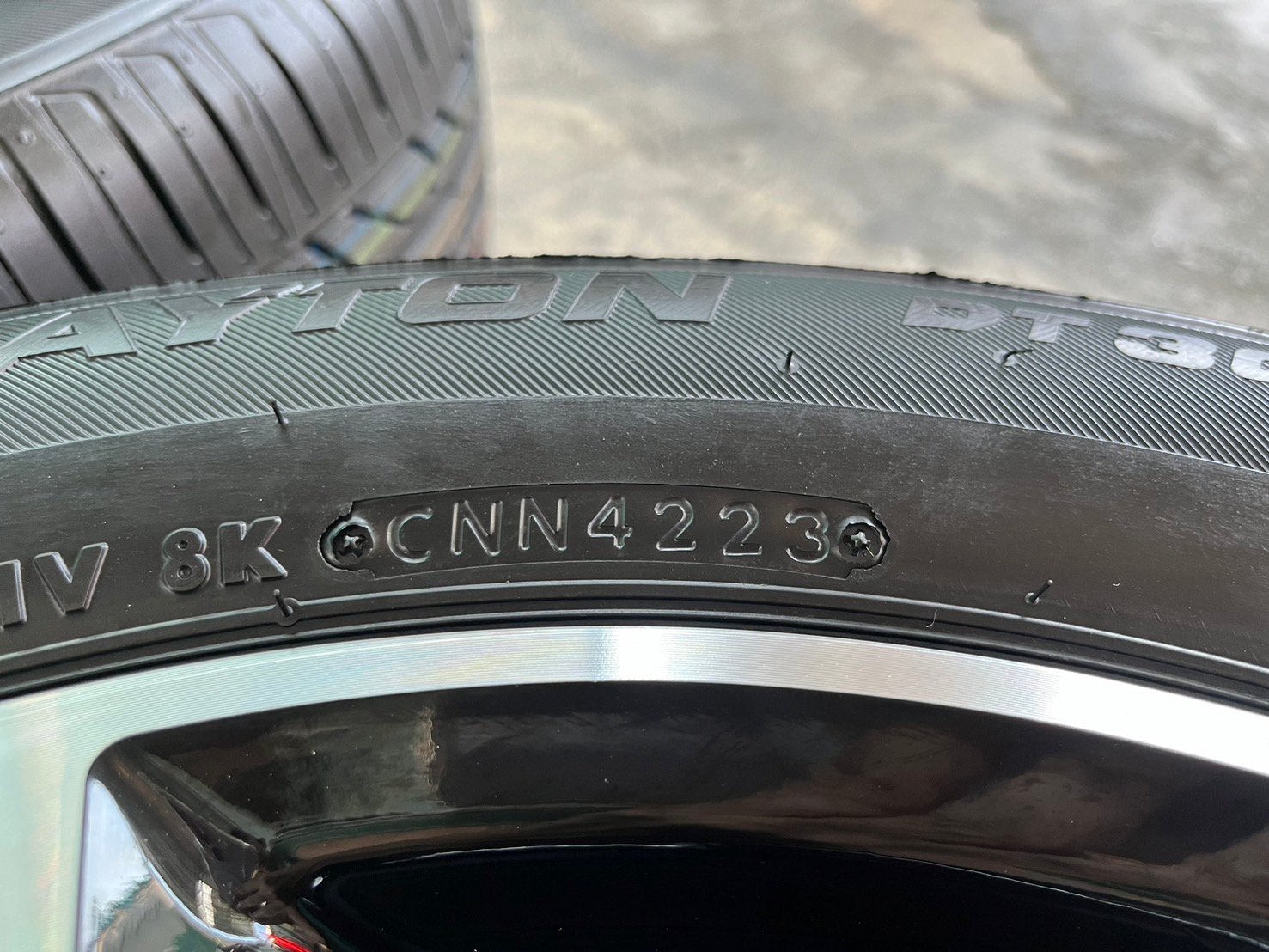 ล้อแม็กป้ายแดง Mitsu Xpander รุ่นใหม่ ขอบ 16 ดำหน้าเงา พร้อมยางใหม่ 205-55-16 DAYTON ปลายปี 23