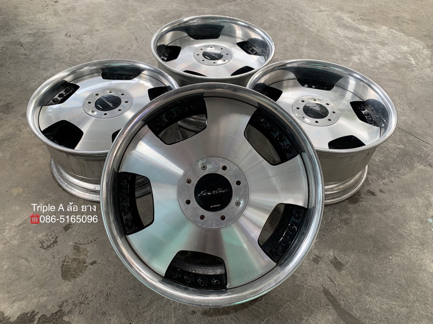 ล้อแม็ก 4-5รู114 W Work Euroline ขอบ 18 Made in JAPAN