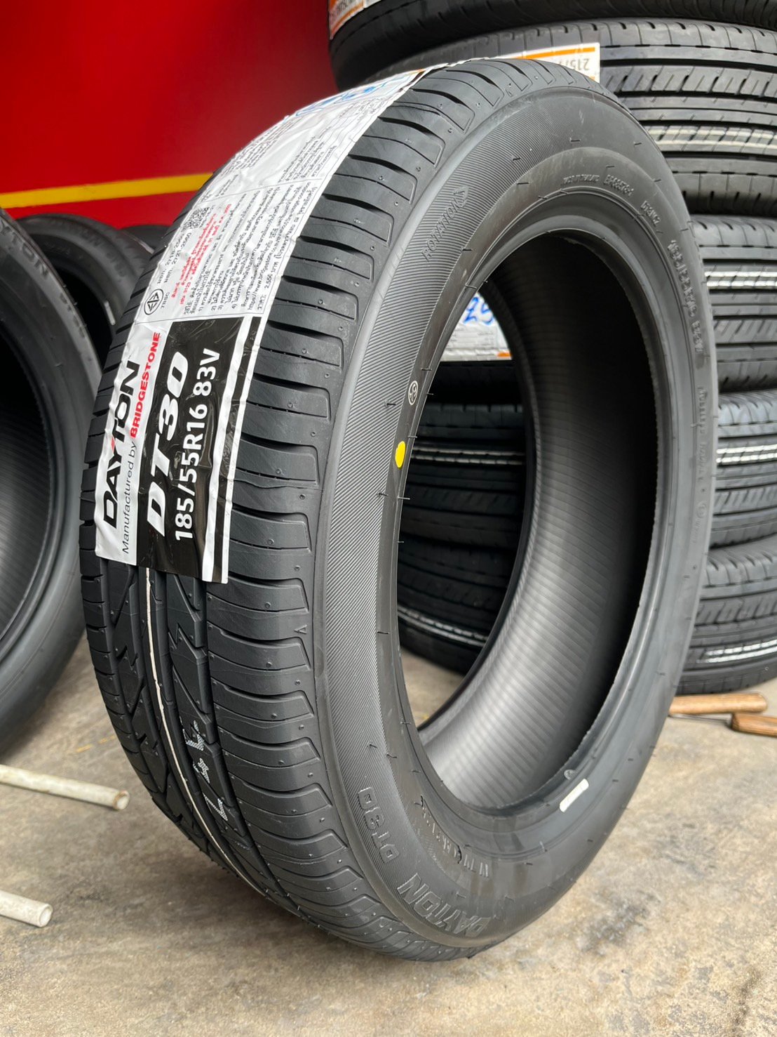 ยางใหม่ 185-55-16 DAYTON By Bridgestone ปี 25 ใหม่กริ๊บๆ ยางใหม่ 185-55-16 DAYTON By Bridgestone ปี 25 ใหม่กริ๊บๆ