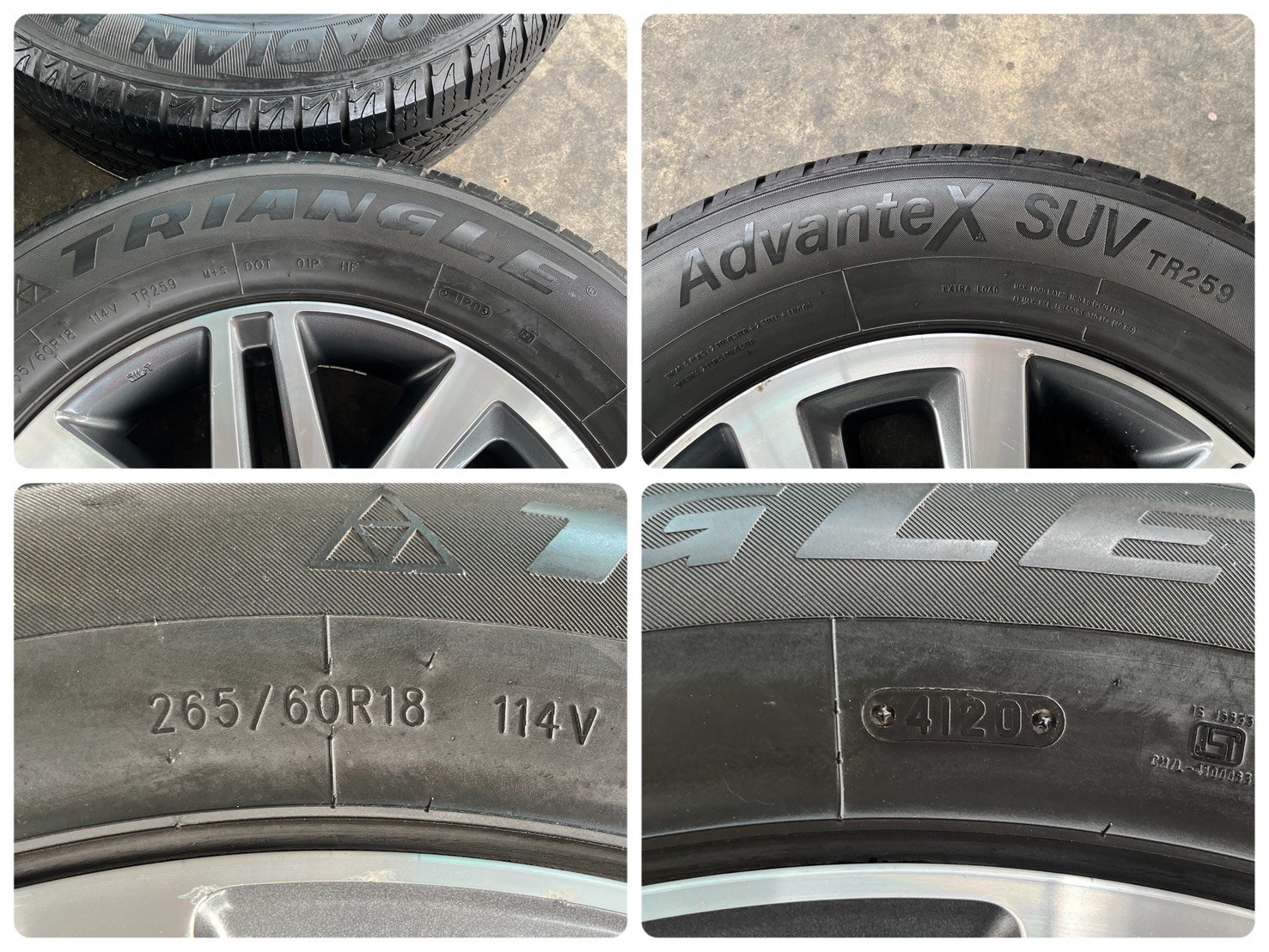 ล้อแม็กพร้อมยาง Toyota Fortuner ตัวท็อป ขอบ 18 เทาหน้าเงา ล้อแม็กพร้อมยาง Toyota Fortuner ตัวท็อป ขอบ 18 เทาหน้าเงา