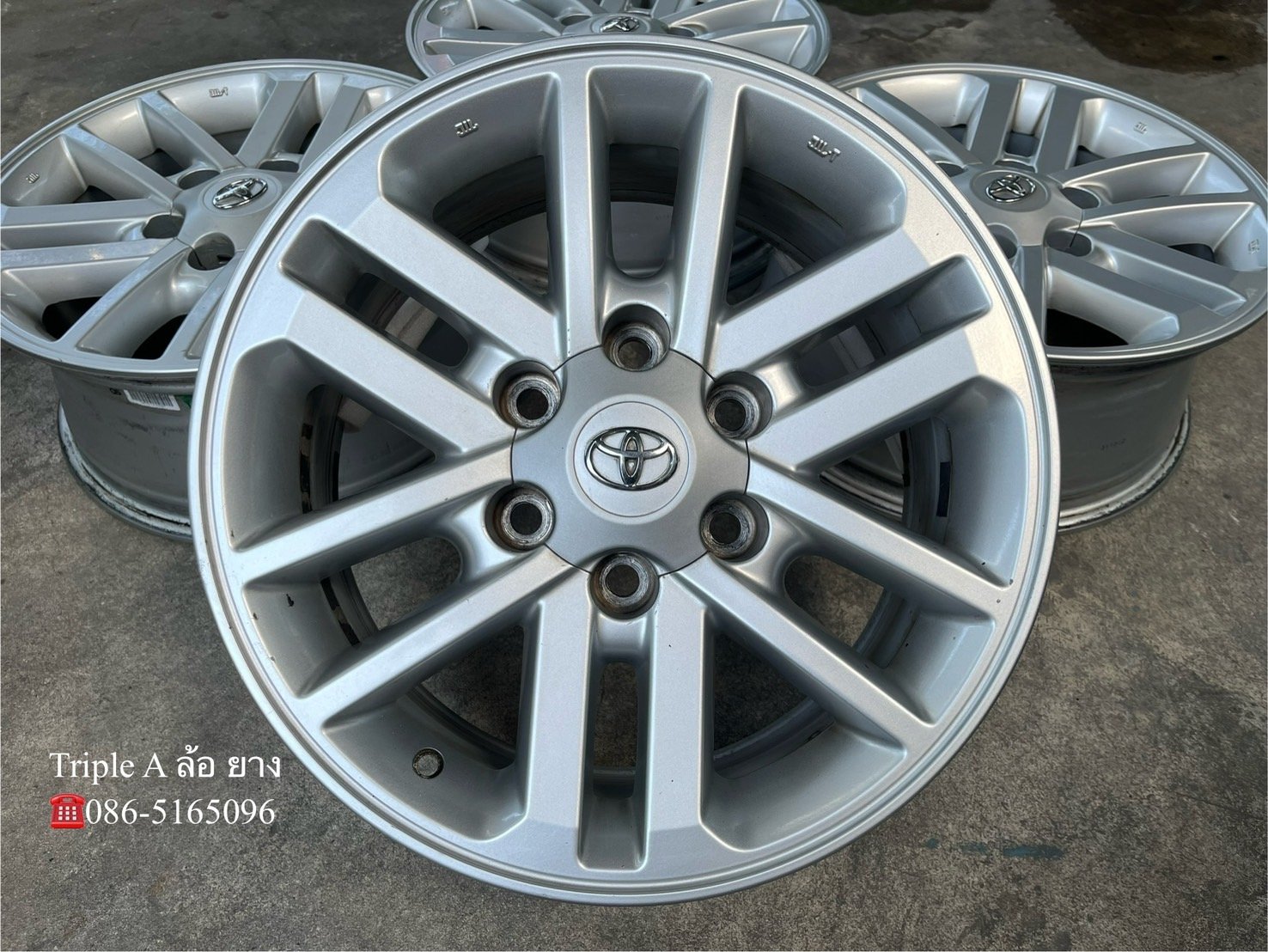 ล้อแม็ก 6รู139 Toyota Fortuner BMC ขอบ 17 สภาพสวย ล้อแม็ก 6รู139 Toyota Fortuner BMC ขอบ 17 สภาพสวย