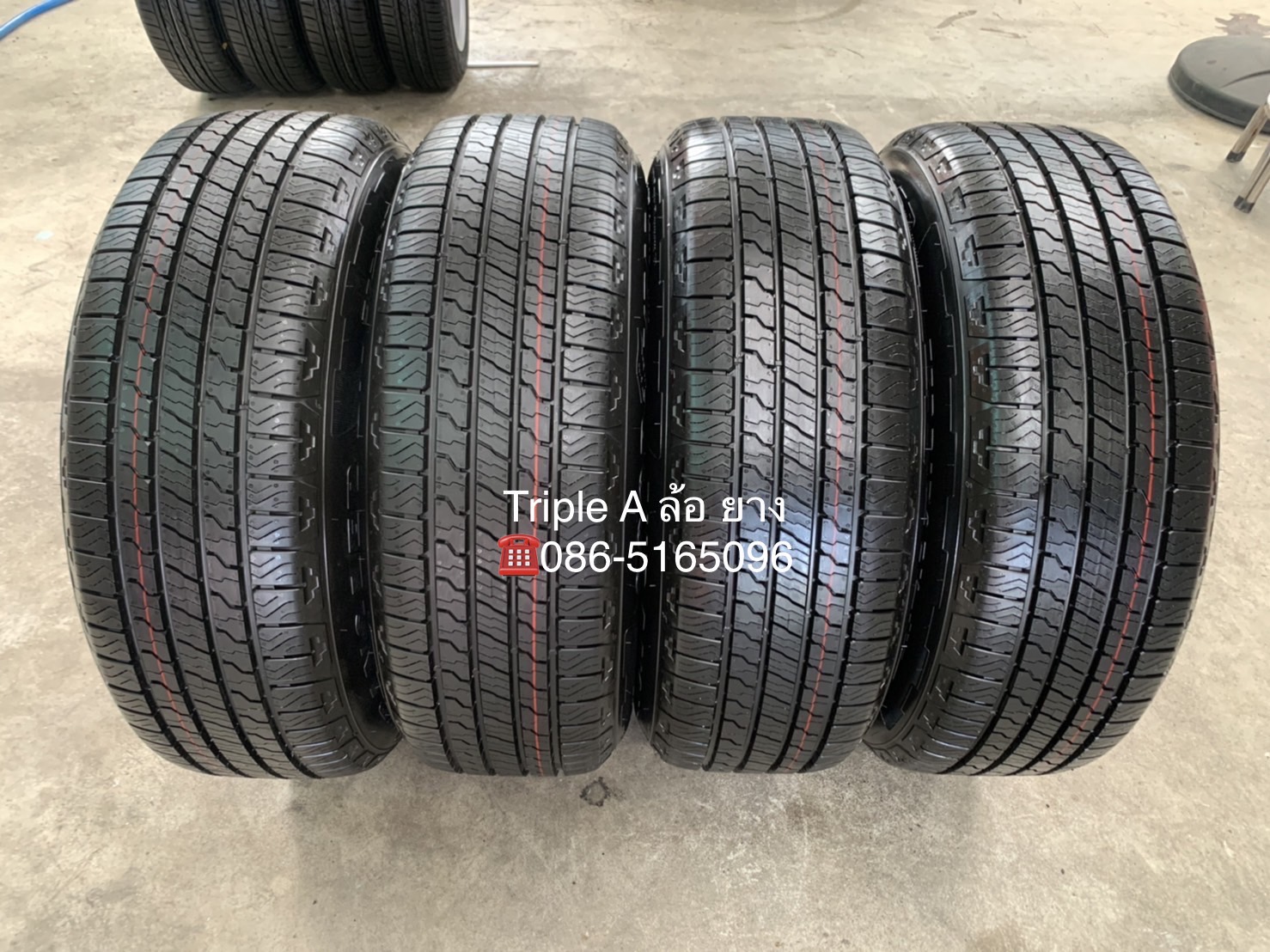 ยางใหม่ป้ายแดง 255-65-18 Goodyear ปี 22 ใหม่กริ๊บ เหมาะสำหรับ รถกระบะตัวสูง และ SUV ทุกรุ่น