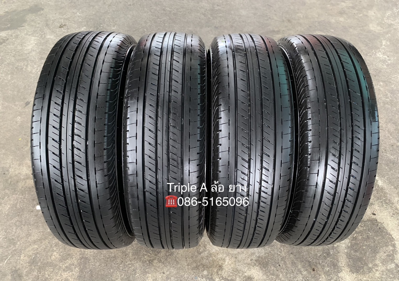 ยางน้องๆป้ายแดง 215-65-16 Bridgestone ปลายปี 22 ใส่กับ รถตู้ ,รถกระบะตัวเตี้ย ได้เลย