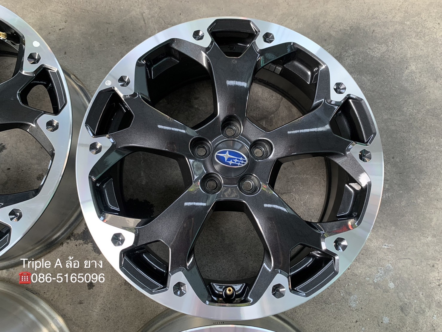 ล้อแม็กป้ายแดง 5รู100 Subaru XV EyeSight ขอบ 17 ดำหน้าเงา ล้อแม็กป้ายแดง 5รู100 Subaru XV EyeSight ขอบ 17 ดำหน้าเงา