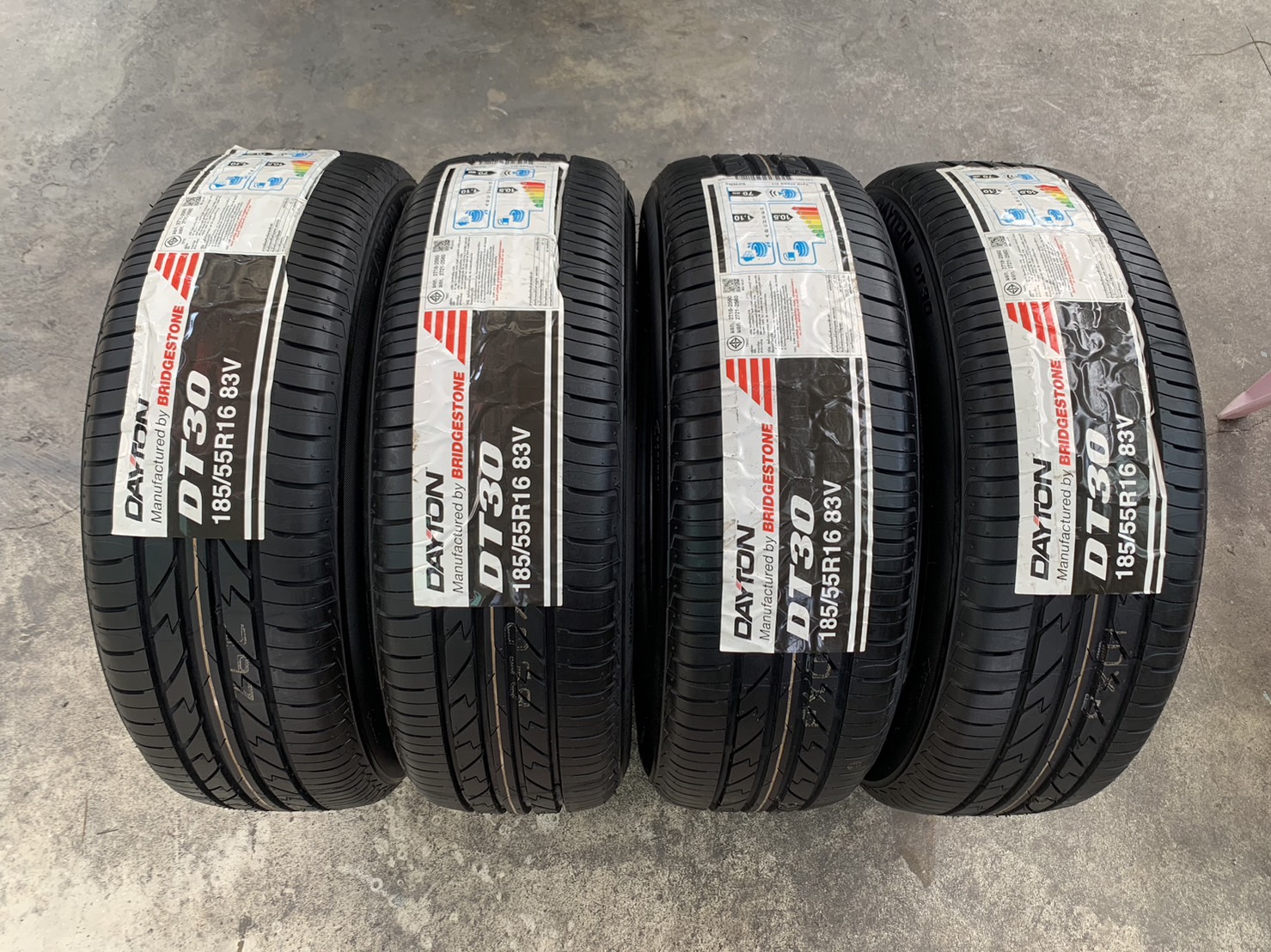 ล้อแม็ก Honda Jazz GK ตัวท็อป ขอบ 16 ดำหน้าเงา พร้อมยางใหม่ 185-55-16 DAYTON By Bridgestone ปี 23 ล้อแม็ก Honda Jazz GK ตัวท็อป ขอบ 16 ดำหน้าเงา พร้อมยางใหม่ 185-55-16 DAYTON By Bridgestone ปี 23